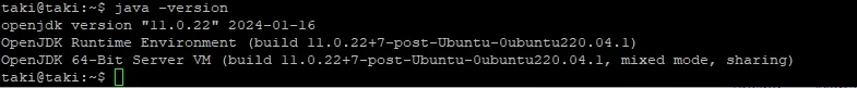 java -version - TAKI官方部落格