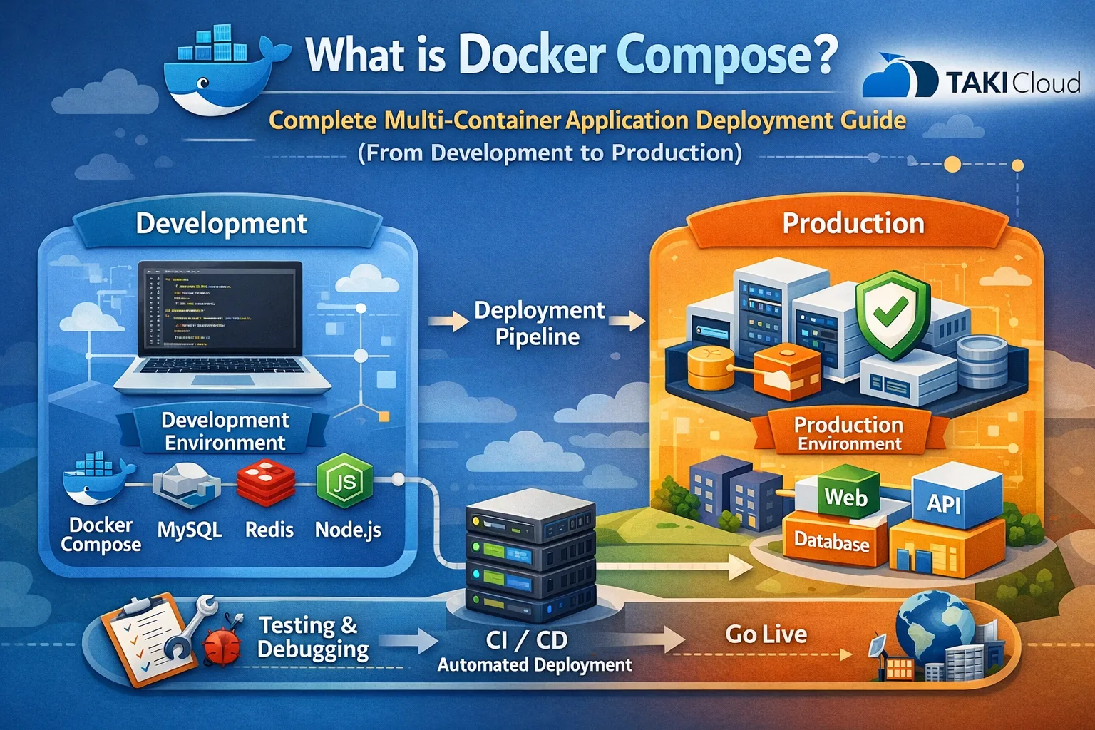 Docker Compose 是什麼?多容器應用完整部署指南 - TAKI官方部落格 - TAKI官方部落格