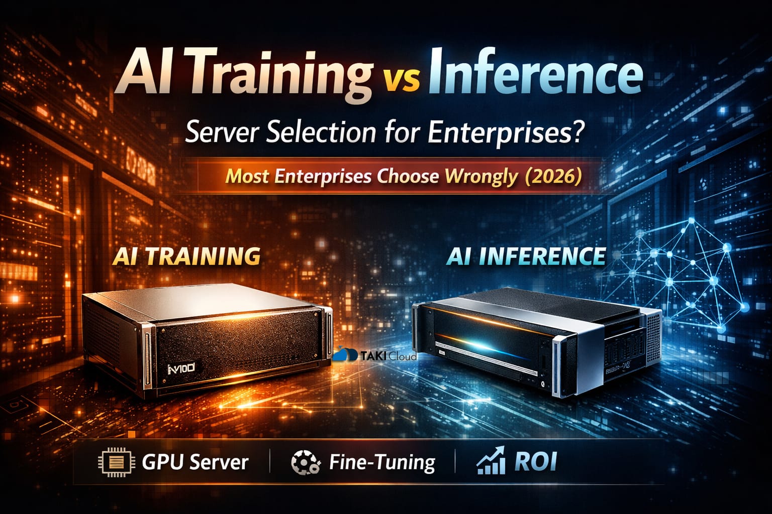 AI 訓練 vs 推論 主機怎麼選?2026 GPU Server 架構指南 | TAKI - TAKI官方部落格