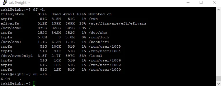 檢查硬碟空間 - TAKI官方部落格 - TAKI官方部落格 重點看 / 或 Docker / Ollama 模型存放路徑是否有足夠空間。模型檔案可能從幾 GB 到數十 GB 不等,如果你會測試多個模型,建議至少預留 100GB 以上空間。